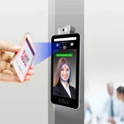 8'' Time Attendance Device With Temperature Measurement Detection For Public Security Control