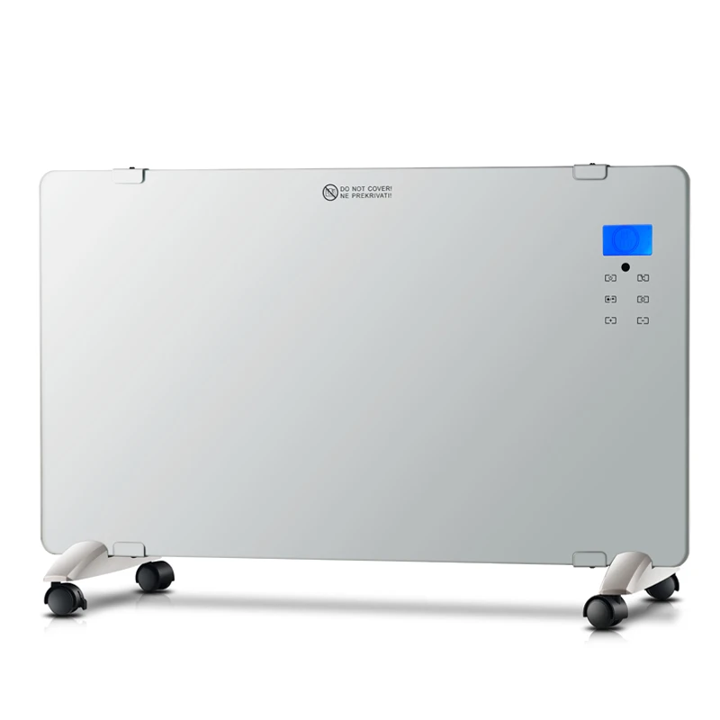 Kogan 2000W White Glass Portable Electric Panel Heater KAHTP20WHTA