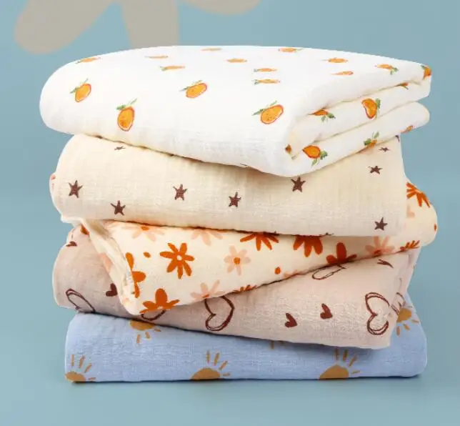 hot selling soft newborn shower gift cotton muslin baby receiving blanket infant stroller blanket minky dot baby blankets