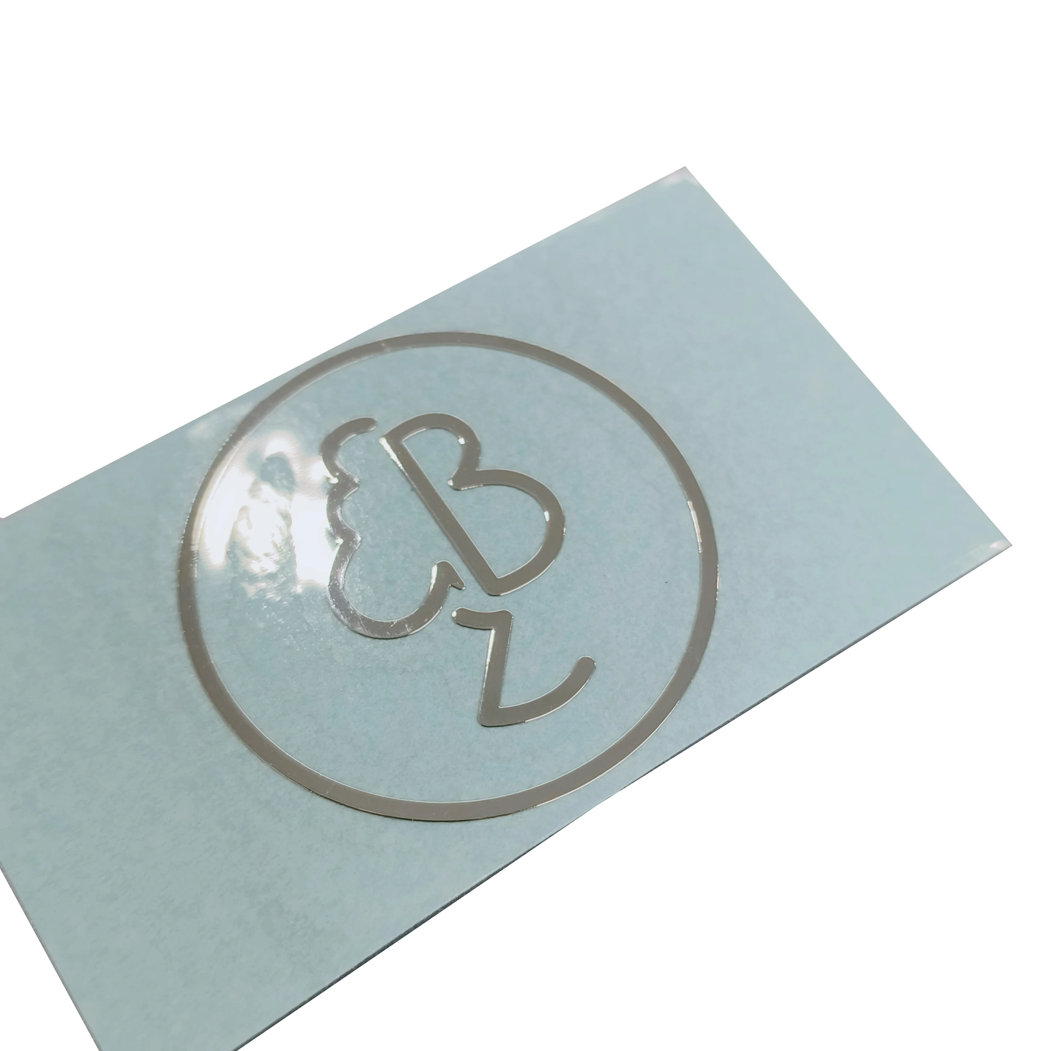 product customized perfume bottle glass bottle transfer sticker 3d trademark metal nickel sticker-2