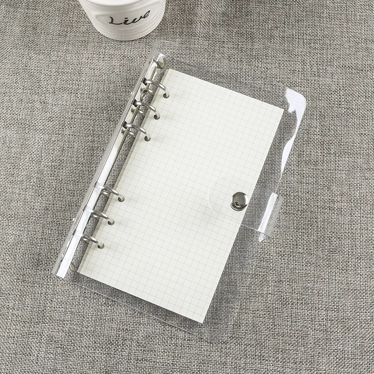 A4 A5 A6 A7 Clear Pvc Planner Book Cover Money Transparent Binder