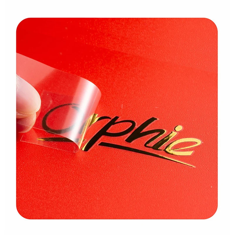 Custom Printed Waterproof Vinyl Stickers UV Transfer Craft Packaging Copper Material Permanent Adhesive Custom Color Logo DIY supplier