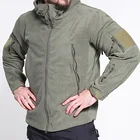 Coat 2021 Men's Outdoor Clothing Hooded Polar Fleece Jacket Warm Liner Fleece Windproof Coat Jacket