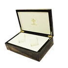 Finish Watch 2 Slots Marble Finish Luxury Lacquer Watch Box