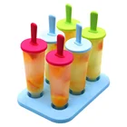 Diy Stick Benhaida Food Grade Repeat Use Classical DIY Ice Cream Stick Mould Plastic Popsicle Mold