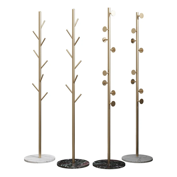 Manufacture Modern Stainless Steel Luxury Metal Entryway Hall Tree Coat Rack