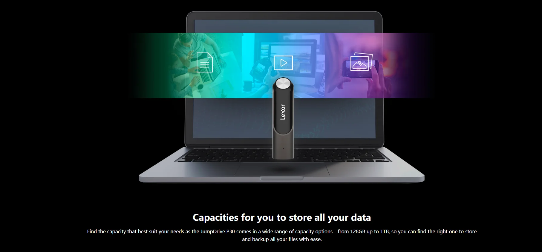 Memoria USB Stick Lexar Original JumpDrive P30 Metal Alta velocidad USB 3.2 Gen 1 Max 450MB/s 128GB 256GB 512GB 1TB 14 Hea7524fb2cc64ae79610375ed2ca3affv