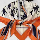 Scarf Square Wholesale Customized New Design Printing Silk Scarf Printed Head Accessories Square For Women
