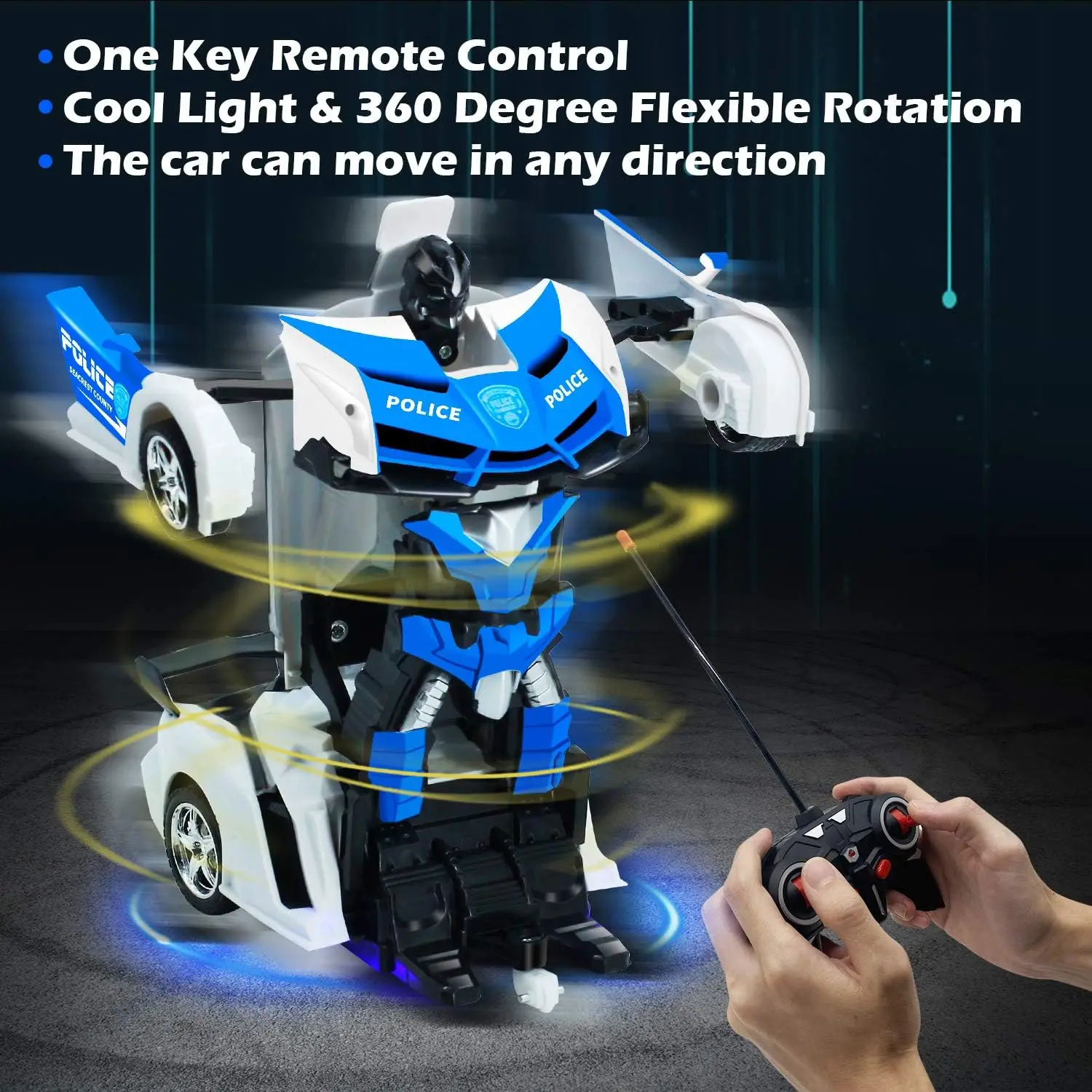 EPT New Style Scale Terrain Model Vehicle Drift Remote Control Deformation Rc Car