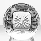 Glass Whiskey Glass NOVARE 320ml Square Classic Lead-free Crystal Clear Whiskey Glass Rock Glass