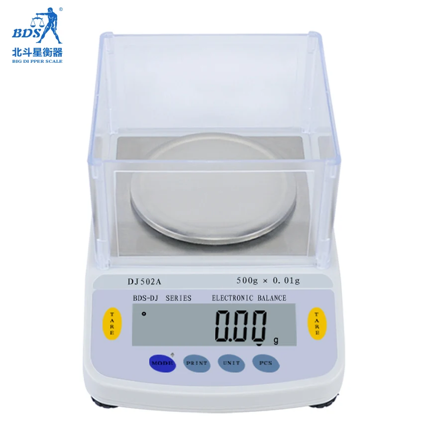 High Precision Lab Analytical Electronic Balance Digital Precision Scale Laboratory Precision Weighing Electronic Scales Balance Jewelry Scales Gold Balance Kitchen Scales 500g, 0.01g 
