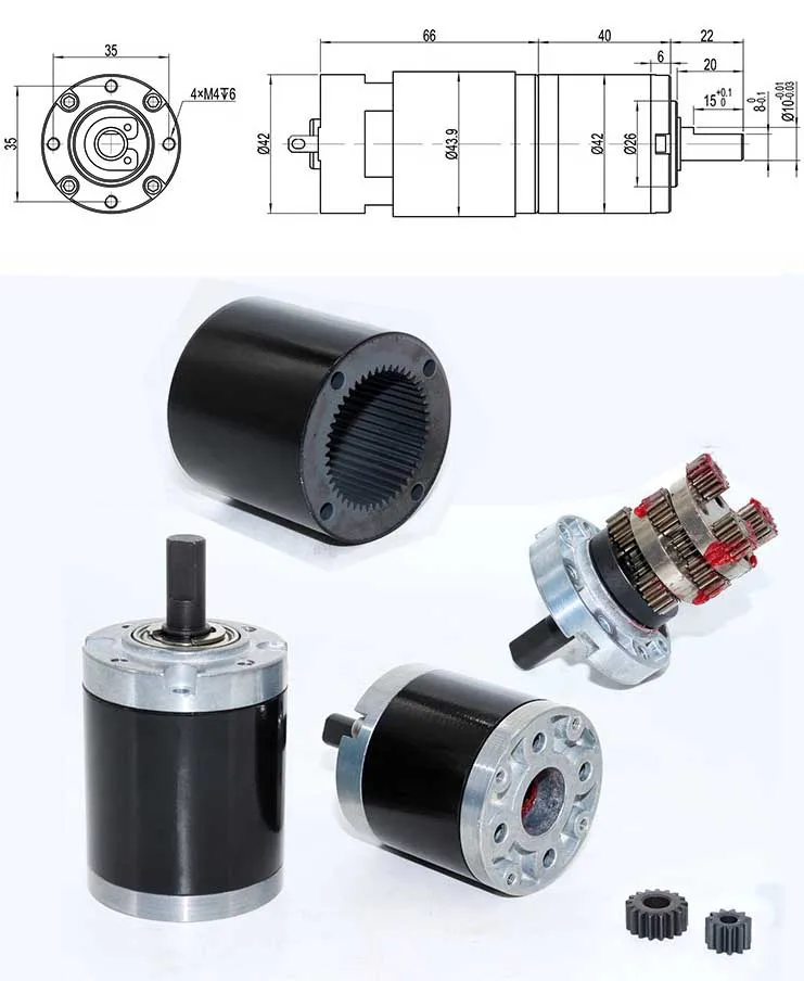 Reducer V V Dc Motor With Planetary Gear Box R Fan Motor Dc