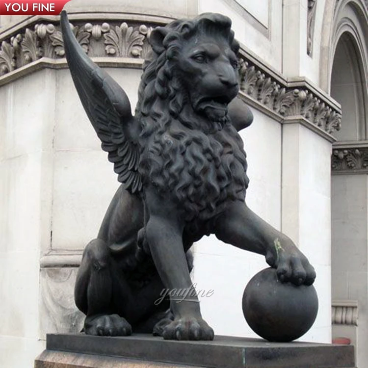 lion with wings statue