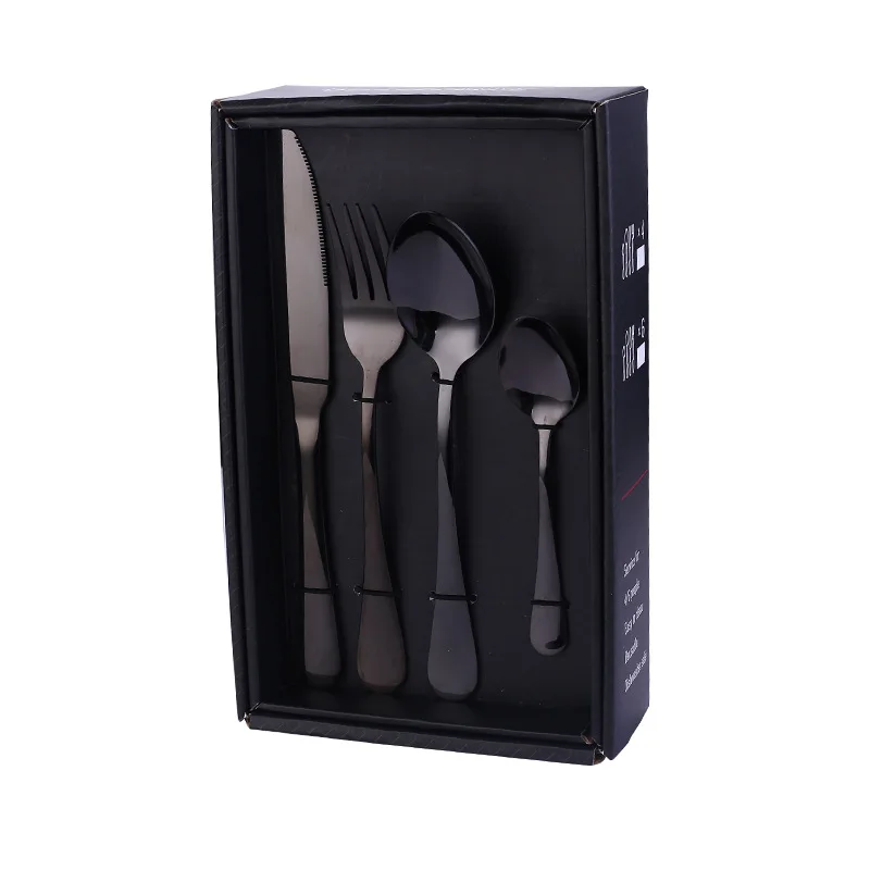 Hot Sale High Quality  Cutlery 16/20pcs Set  304 Stainless Steel Fork Spoon Chopstick Set with Gift Packing