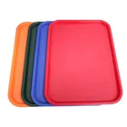 Tray Stackable Plastic Snack Plate Fast Food Tray Serving Tray With Oem Services