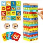 Wooden Games Toy For Kids Montessori Toys Wooden Stacking Develop Intelligence Games Toys For Kids