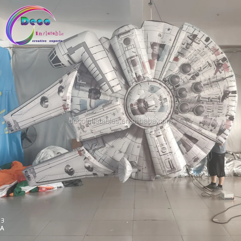 Customized Pvc Inflatable Millennium Falcon Giant Inflatable Flying Saucer Buy Giant Inflatable Flying Saucer Inflatable Millennium Falcon Inflatable Disk For Advertising Product On Alibaba Com