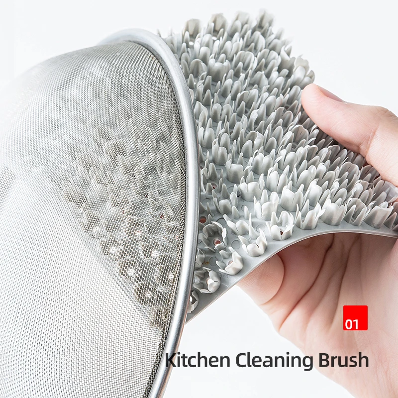 Hot Sale Kitchen Sink Cleaner Brush Pot Scrubbing Soap Brush For Fitchen