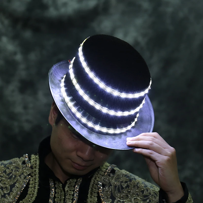 flashing light hat