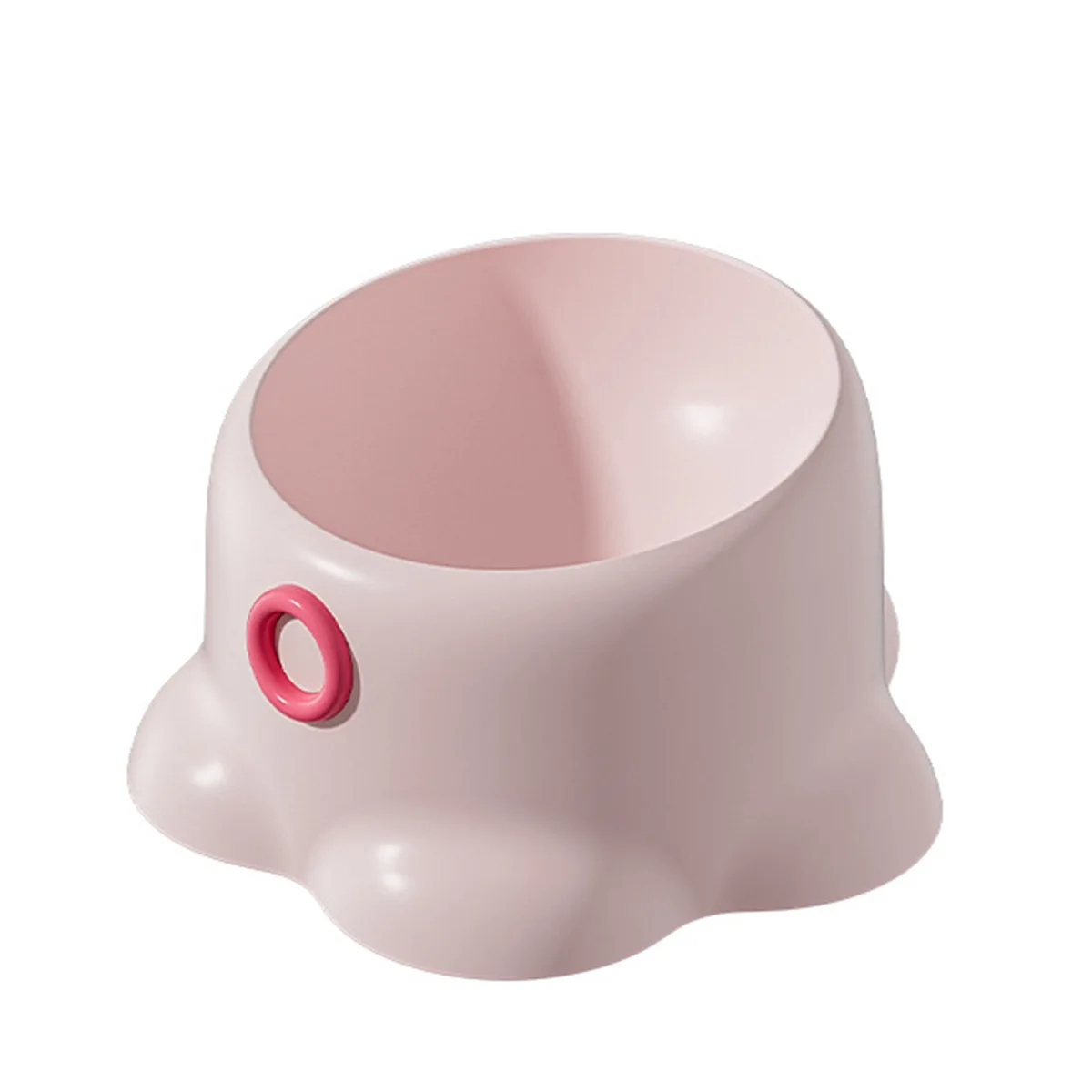 New Octopus Shaped Pet Bowl Anti-upset Plastic Stainless Steel Feeding Bowl Cervical Spine protection Drinking Bowl Pet Products factory