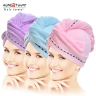 Towel Super Super Absorbent Microfiber Large Hair Towel Lace Pattern Dry Hair Wrap