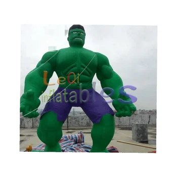 3m high quality giant green man inflatable cartoon model movie cartoon character giant green monster inflatable cartoon for sale