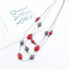 Bead Beads Beads 2020 Vintage Acrylic Bead Necklace With Metal Beads For Women