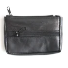 Coin Purse Good Quality Promotional Ladies Small Zipper Credit Card Leather Coin Purse With Key Chain
