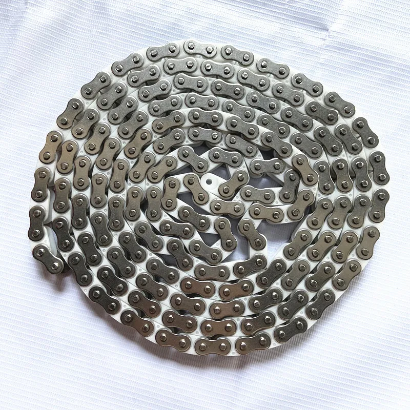 High quality white plastic chip chain plastic conveyor chain