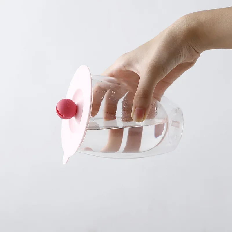 product food grade silicone cup lid with dustproof breakfast mug and spoon modern design tea cups saucers-2