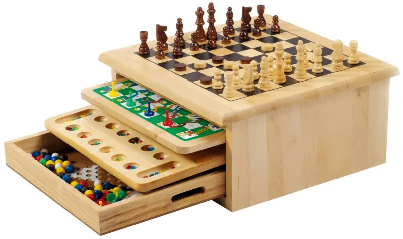 wholesale kids educational toy Mini Wooden Table Board Game Mini Classic