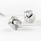 14k Gold Earrings Earrings High Quality 14K White Gold Plated With Class 5A Zircon Fashion Drop Earrings