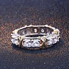 Eternity Ring Women Women'srings Customized Eternity Ring CZ For Women Sterling Silver Anniversary