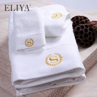 Hotel Towel Hotel Hotel Towels White Eliya 100% Cotton Custom Embroided Logo 70 140Cm 600Gsm White Hotel Bath Towel