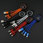 Gift Promotional Gift Hot Phone Charging Cable Light Up 3 In 1 USB Charging Cable Merchandising Promotional Gift