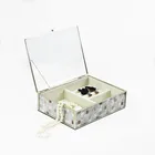 Women Box Women Bracelet Necklace Jewelry Box Luxury Table Decor Gold Metal Jewelry Storage Organizer Box