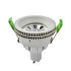 Led Mr16 High Quality Recessed Round Crystal Spot Light Fittings Adjustable Led GU10 MR16 Downlight Housing