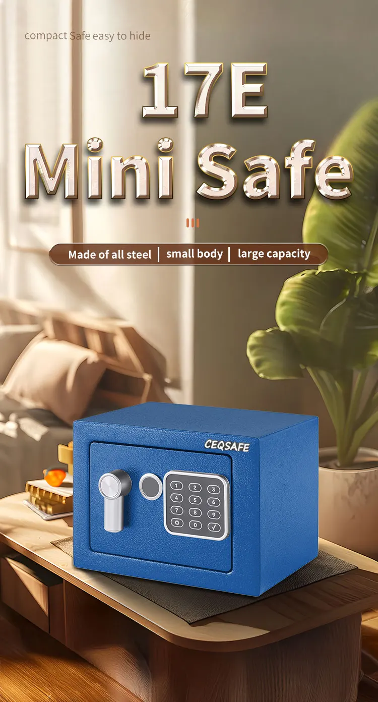 CEQSAFE Mini Digital Safe for Home Use Luxury Electronic Security Money Box manufacture