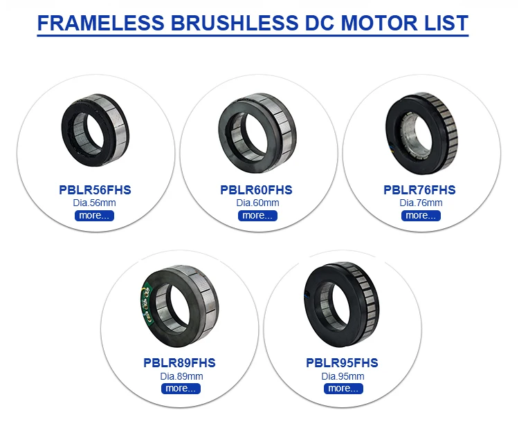 Frameless Torque Motor, 48V, 100W, Brushless - detail 6