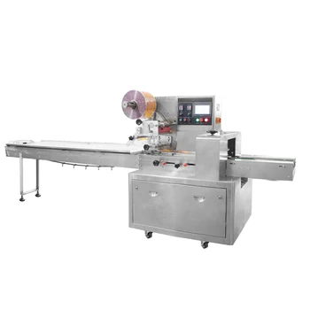 New Upgrade Horizontal Packing Machine Cookies Wafer Biscuit Nougat Candy Sweets Sandwich Packing Machine