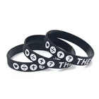 Bracelet Personalized Ink Injected Wrist Band Rubber Bracelet Custom Logo Silicone Wristband