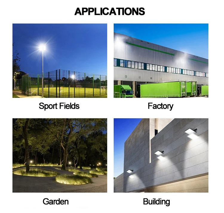 China factory wholesale floodlight indoor and outdoor floodlight Park Square stadium outdoor floodlight High-power street lights