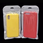 Plastic Bag White Plastic Zipper Bag For Case Clear Ziplock Bag For Cellphone Case
