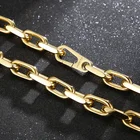 Jewelry Set Vacuum Plated Colorful Necklace Chain Rope Stainless Steel Necklace Jewelry Set Men Women