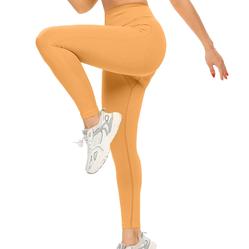 Hot Sale Women Scrunch Belly Tummy Control Workout Fitness Sport Butt Lifter Gym Push Up Pants High Waist Yoga Legging