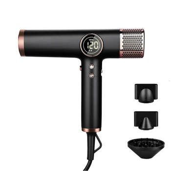KooFex Professional Salon Brushless High Speed LCD Display 1800W Fast Drying Electric Hair Dryer