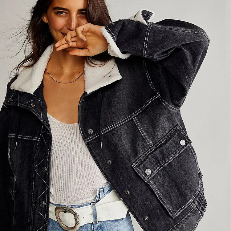 Suppliers Denim Cotton Fabric Jackets 