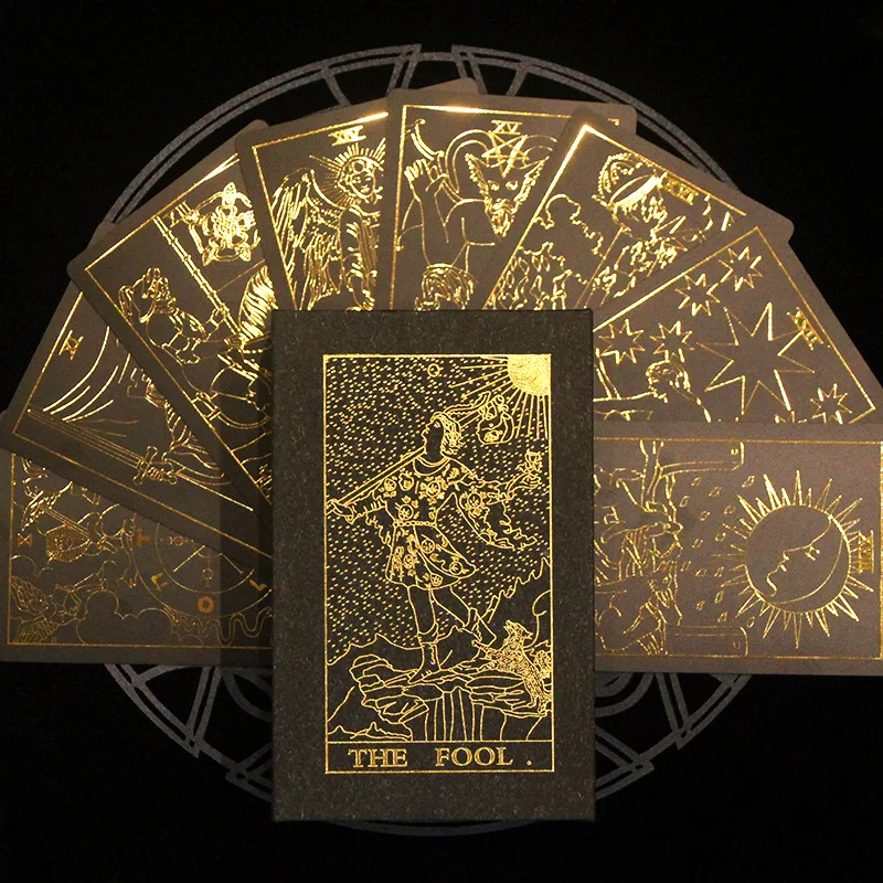 Manufacturer Printing Customized Wholesale Paper Plastic Soft Touch Lamination Holographic Game Card Oracle Tarot Cards