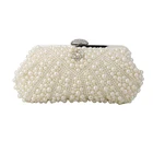 Clutch Bag Crystal Women Pearl Clutch Bag Noble Crystal Beaded Evening Bag