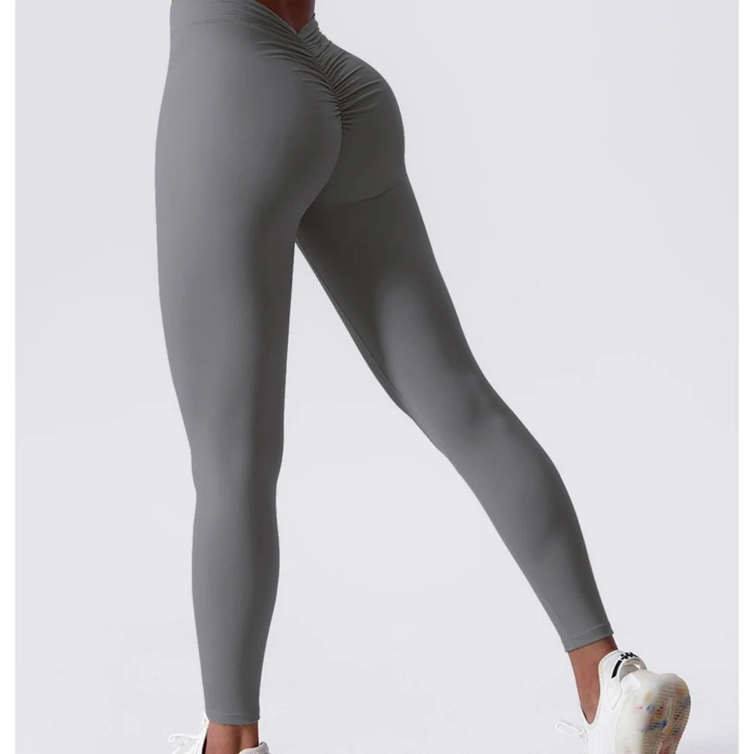 Comfort Elastic Women Long Yoga Pants 3D Cutting Body Fit Jogging Dance Training Slim Tight Pants
